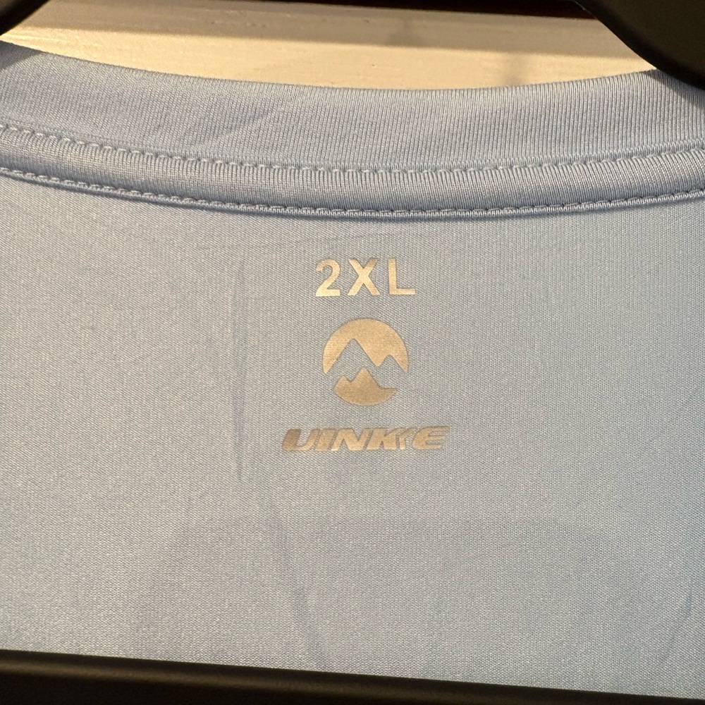 UINKE Women’s Activewear Moisture Wicking T-shirt pack of 3 Blue and Green 2XL - Picture 4 of 7
